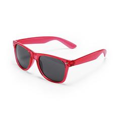 Vue Lunettes de Soleil Musin de couleur rouge| Krokrodeal