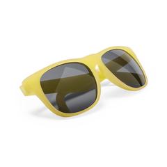 Vue Lunettes de Soleil Lantax de couleur jaune| Krokrodeal