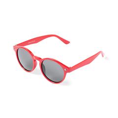 Vue Lunettes de Soleil Nixtu de couleur rouge| Krokrodeal