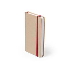 Vue Bloc Notes Bosco de couleur rouge| Krokrodeal