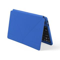 Vue Clavier Support Tyrell de couleur bleu| Krokrodeal