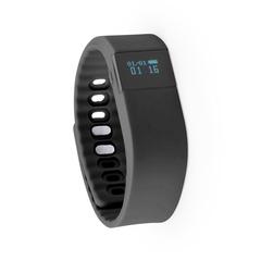 Vue Bracelet Intelligent Wesly de couleur noir| Krokrodeal