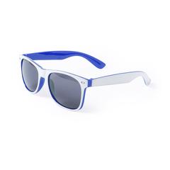 Vue Lunettes de Soleil Saimon de couleur bleu| Krokrodeal