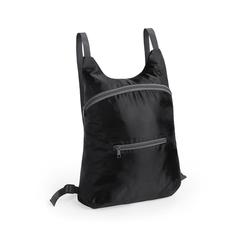 Vue Sac à Dos Pliable Mathis de couleur noir| Krokrodeal