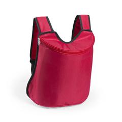 Vue Sac à Dos Glacière Polys de couleur rouge| Krokrodeal