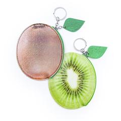 Vue Porte Monnaie Kumba de couleur vert| Krokrodeal