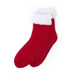 Vue Chaussette Molbik de couleur rouge| Krokrodeal