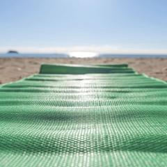 Vue Natte de Plage Reiven de couleur blanc| Krokrodeal