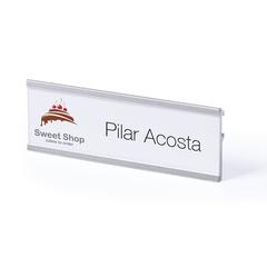 Vue Badge Venkal de couleur gris| Krokrodeal