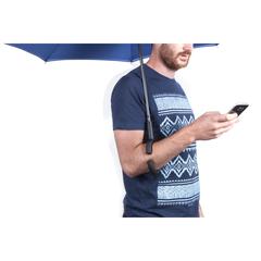 Vue Parapluie Réversible Hamfrey de couleur bleu| Krokrodeal