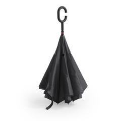 Vue Parapluie Réversible Hamfrey de couleur noir| Krokrodeal