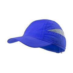 Vue Casquette Laimbur de couleur bleu| Krokrodeal