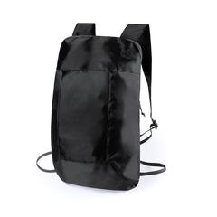 Vue Sac à Dos Pliable Signal de couleur noir| Krokrodeal