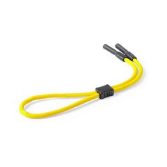 Vue Bandelette Lunettes Balian de couleur jaune| Krokrodeal