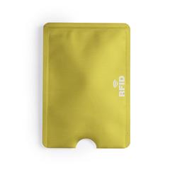 Vue Porte-Cartes Becam de couleur jaune| Krokrodeal
