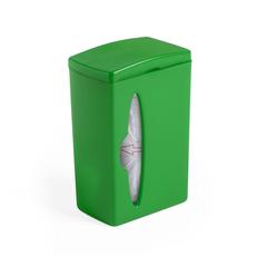 Vue Distributeur de Sacs Bluck de couleur vert| Krokrodeal