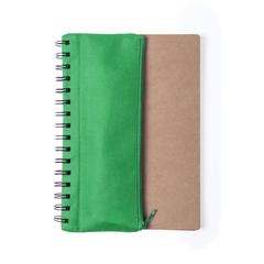 Vue Cahier Mosku de couleur vert| Krokrodeal
