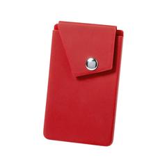 Vue Étui Support Lepol de couleur rouge| Krokrodeal