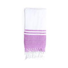 Vue Paréo Serviette Minerva de couleur rose| Krokrodeal