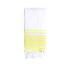 Vue Paréo Serviette Minerva de couleur jaune| Krokrodeal