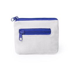 Vue Porte Monnaie Rultex de couleur bleu| Krokrodeal
