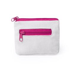 Vue Porte Monnaie Rultex de couleur rose| Krokrodeal