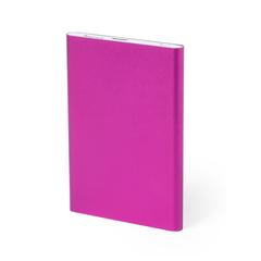 Vue Power Bank Villex de couleur rose| Krokrodeal