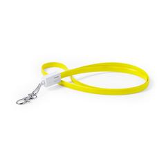 Vue Câble de Charge Doffer de couleur jaune| Krokrodeal