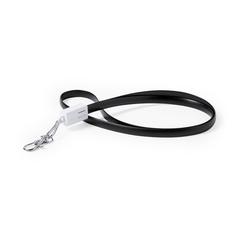 Vue Câble de Charge Doffer de couleur noir| Krokrodeal