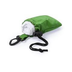 Vue Poncho Domin de couleur vert| Krokrodeal