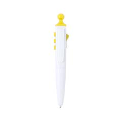 Vue Stylo Antistress Lennox de couleur jaune| Krokrodeal