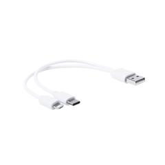 Vue Câble de Charge Vitral de couleur blanc| Krokrodeal
