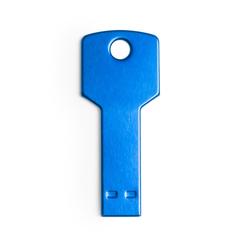 Vue Clé USB Fixing 16GB de couleur bleu| Krokrodeal