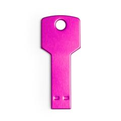 Vue Clé USB Fixing 16GB de couleur rose| Krokrodeal