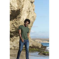 Vue T-Shirt Adulte Couleur "keya" MC130 de couleur jaune| Krokrodeal