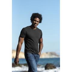 Vue T-Shirt Adulte Couleur "keya" MC130 de couleur jaune| Krokrodeal