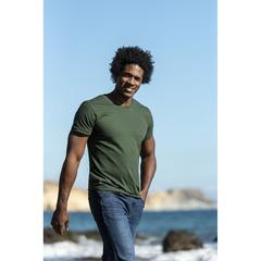 Vue T-Shirt Adulte Couleur "keya" MC130 de couleur jaune| Krokrodeal