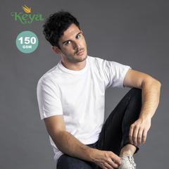 Vue générale T-Shirt Adulte Blanc "keya" MC150 | Krokrodeal