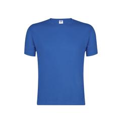 Vue T-Shirt Adulte Couleur "keya" MC150 de couleur bleu| Krokrodeal