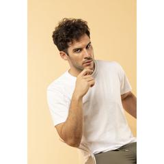 Vue générale T-Shirt Adulte Blanc "keya" MC180 | Krokrodeal