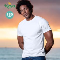 Vue générale T-Shirt Adulte Blanc "keya" MC180 | Krokrodeal