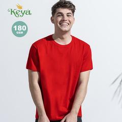 Vue générale T-Shirt Adulte Couleur "keya" MC180 | Krokrodeal