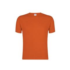 Vue T-Shirt Adulte Couleur "keya" MC180 de couleur orange| Krokrodeal