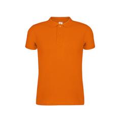 Vue Polo Adulte Couleur "keya" MPS180 de couleur orange| Krokrodeal