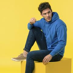 Vue Sweat-Shirt à Capuche Adulte "keya" SWP280 de couleur blanc| Krokrodeal