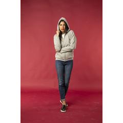 Vue Sweat-Shirt à Capuche + Crémaillère Adulte "keya" SWZ280 de couleur bleu| Krokrodeal