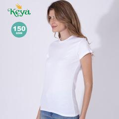Vue générale T-Shirt Femme Blanc "keya" WCS150 | Krokrodeal