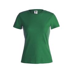 Vue T-Shirt Femme Couleur "keya" WCS150 de couleur vert| Krokrodeal