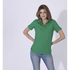 Vue Polo Femme Couleur "keya" WPS180 de couleur bleu| Krokrodeal