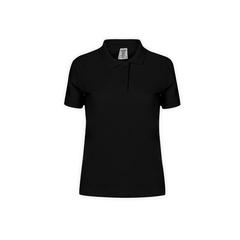 Vue Polo Femme Couleur "keya" WPS180 de couleur noir| Krokrodeal